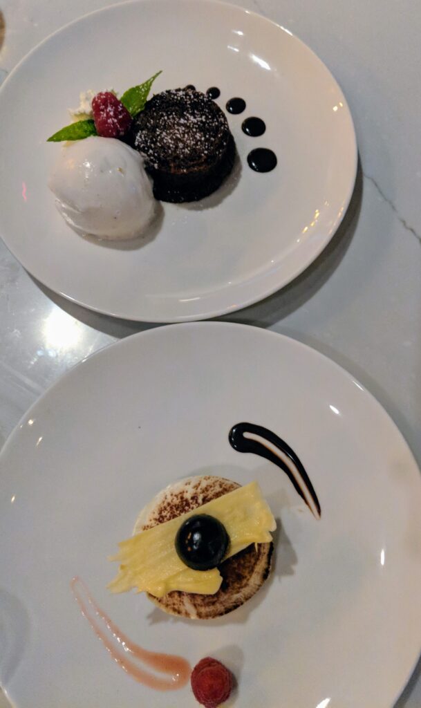 Desserts at Taverna Legacy West 
