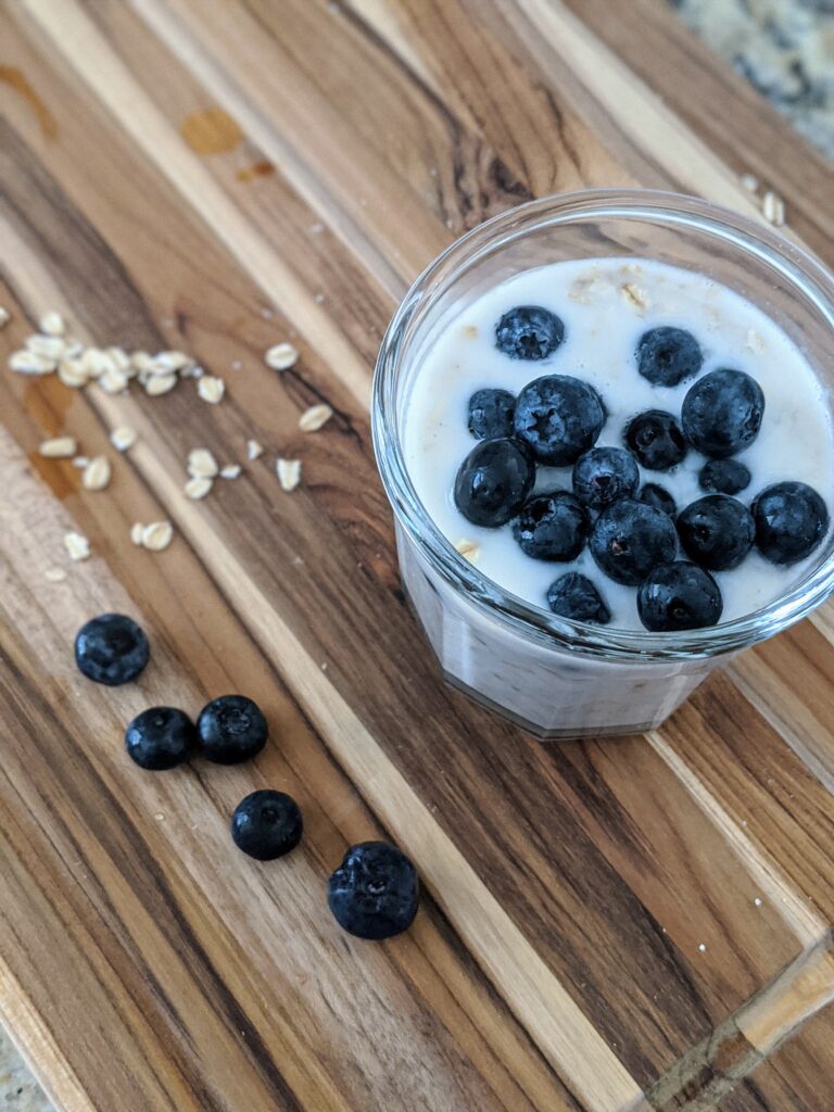 blueberry overnight oats