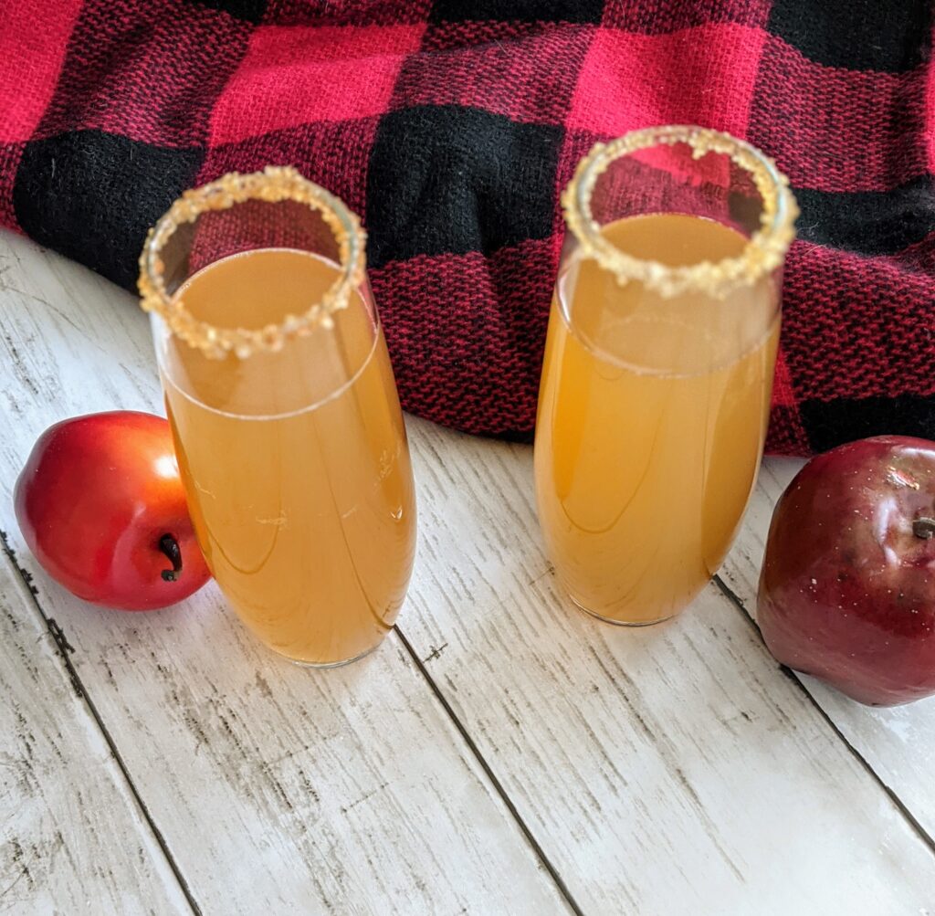 Apple cider Mimosas