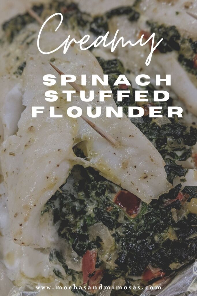 creamy spinach stuffed fish