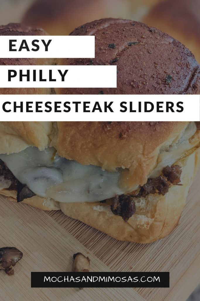 Easy Philly cheesesteak sliders
