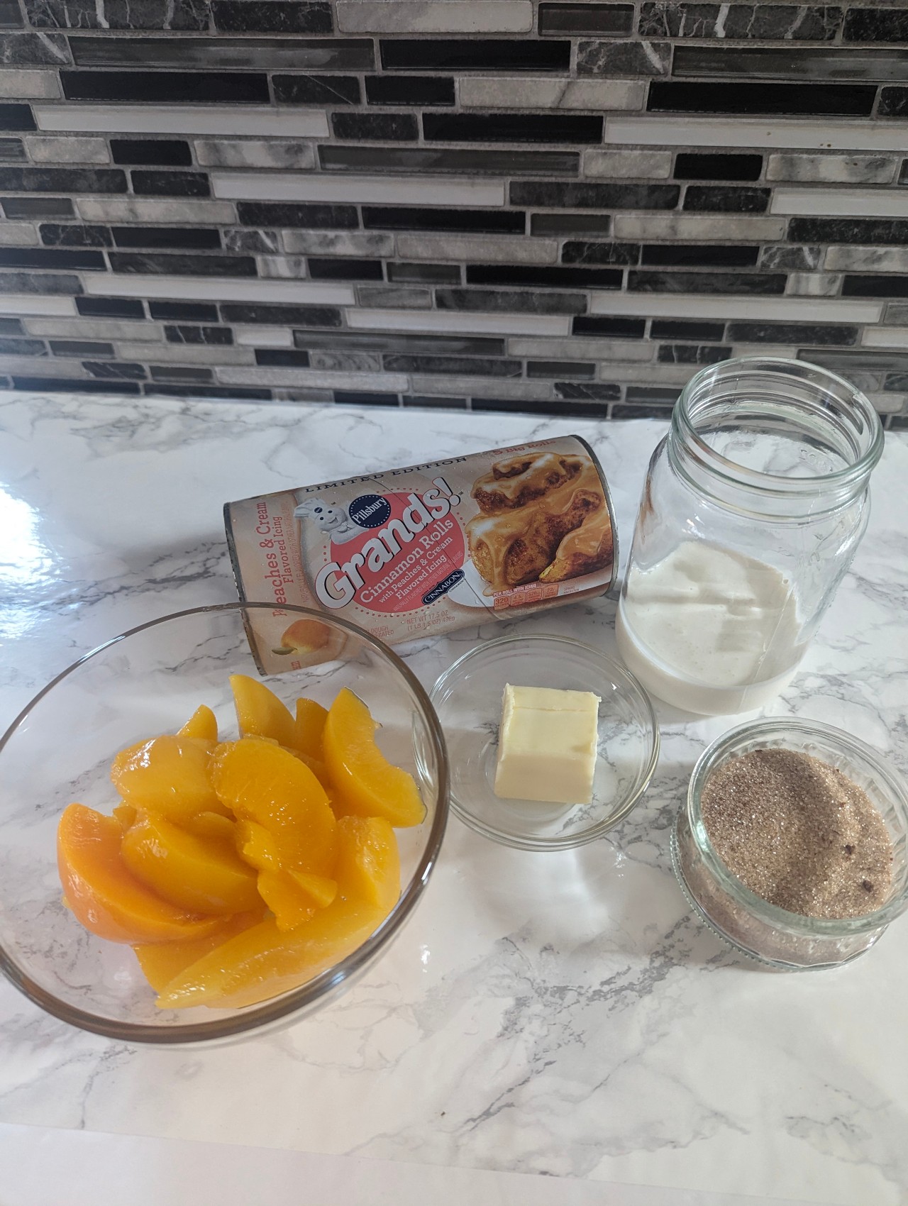 Peach Cinnamon Roll Recipe