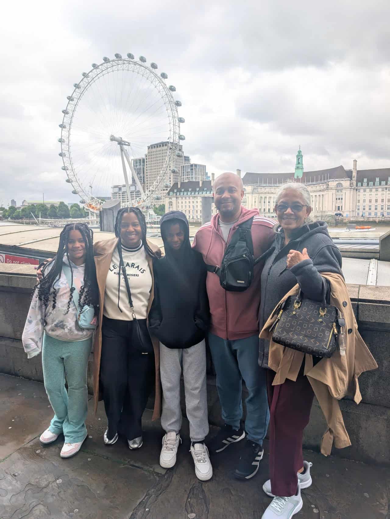  Multigenerational family trip to London