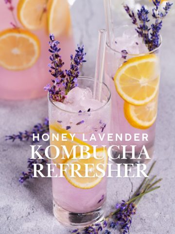 This Honey Lavender Kombucha Refresher