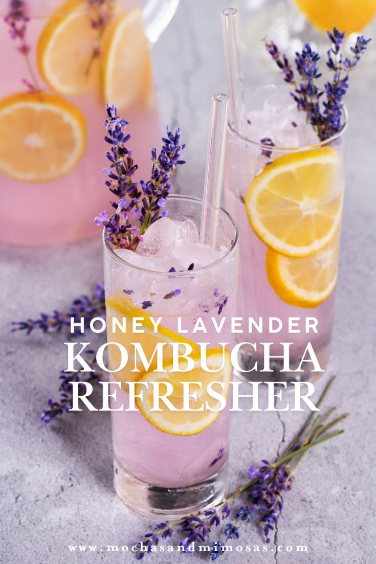 This Honey Lavender Kombucha Refresher